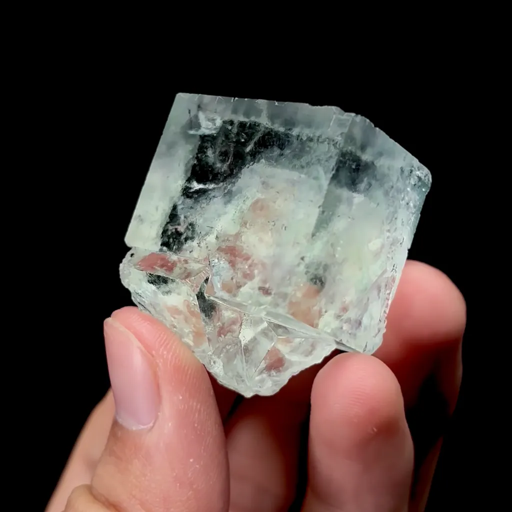 Natural Green Cubic Fluorite Mineral Specimen,High Quality Specimen,ZHEJIANG,CHINA(30*35*20mm) - image 3