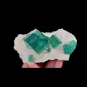 Natural Green Cubic Fluorite, Mineral Specimen:Madagascar (100*55*35MM) - image 4