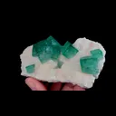 Natural Green Cubic Fluorite, Mineral Specimen:Madagascar (100*55*35MM) - image 2