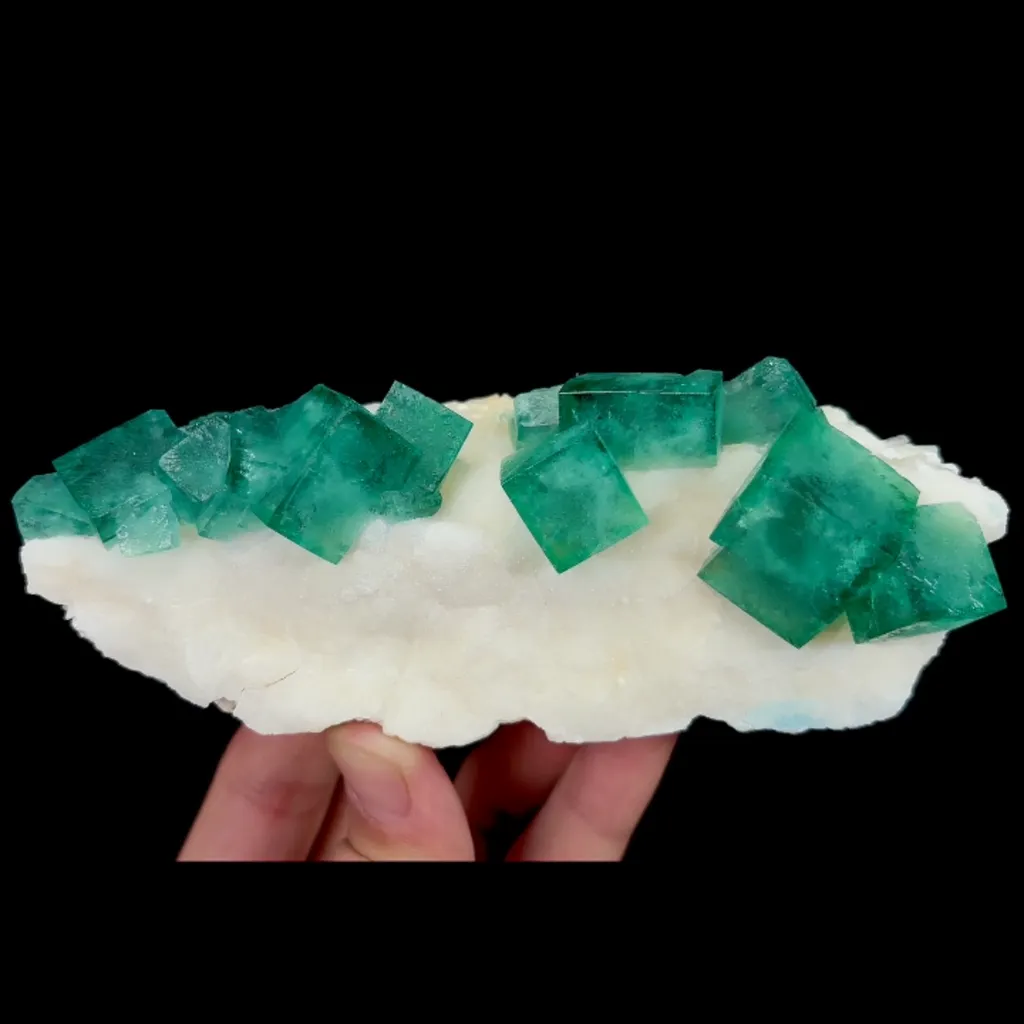 Natural Green Cubic Fluorite, Mineral Specimen:Madagascar (140*55*50MM) - image 4