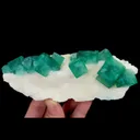 Natural Green Cubic Fluorite, Mineral Specimen:Madagascar (140*55*50MM) - image 4