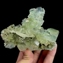 Natural Green Cubic Fluorite, Mineral Specimen:Xianghualing,Hunan (100*80*45MM) - image 3