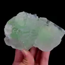 Natural Green Cubic Fluorite, Mineral Specimen:Xianghualing,Hunan (105*70*55MM) - image 4