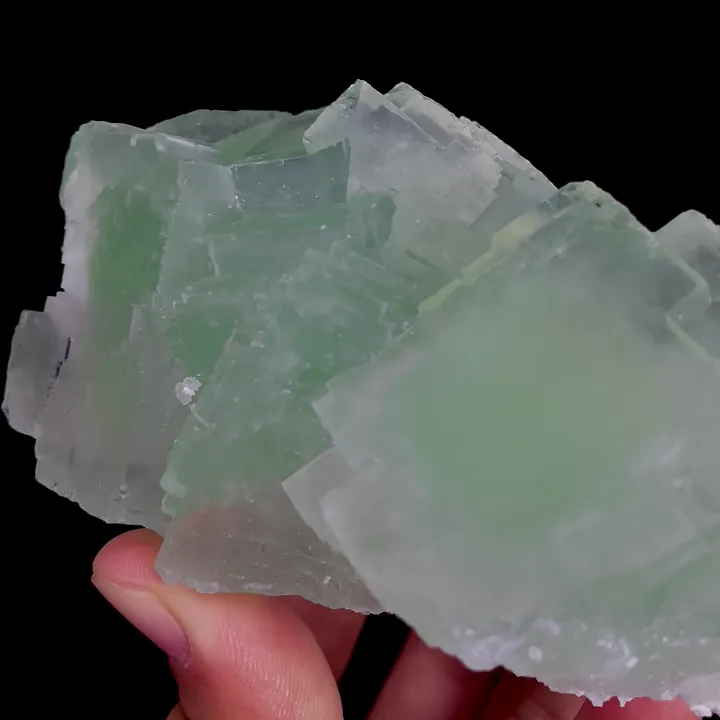 Natural Green Cubic Fluorite, Mineral Specimen:Xianghualing,Hunan (105*70*55MM) - image 3
