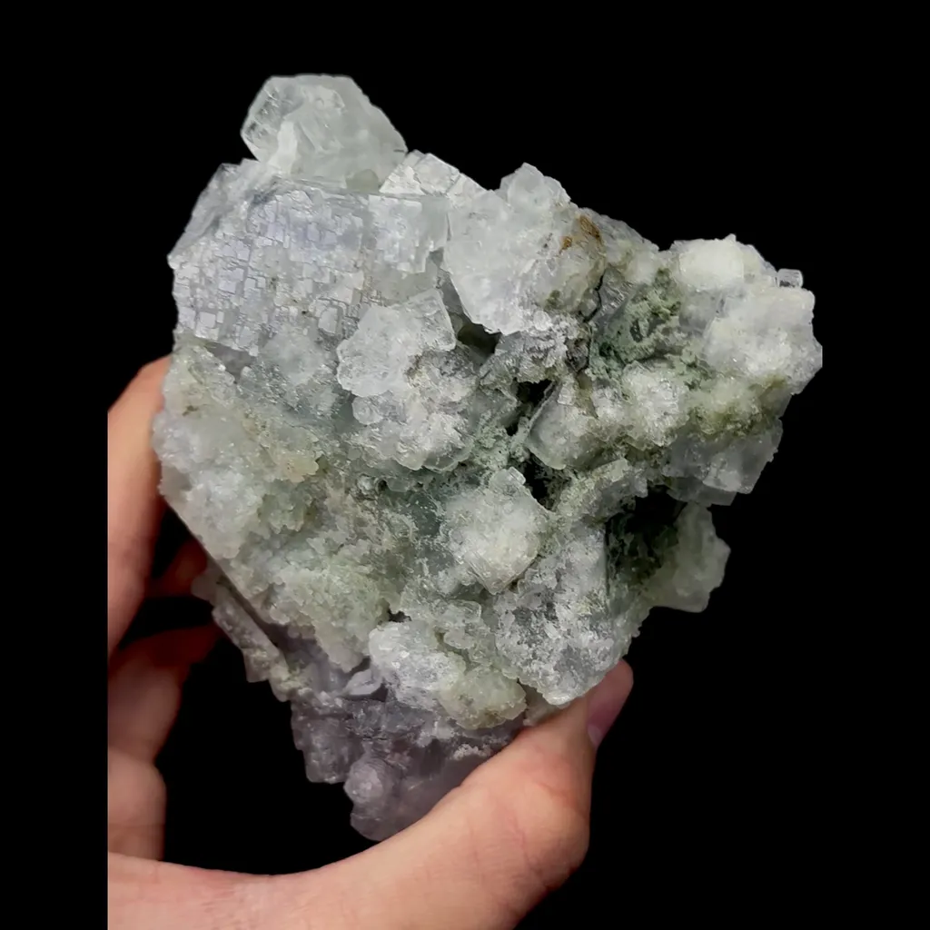 Natural Green Cubic Fluorite, Mineral Specimen:Xianghualing,Hunan (110*105*60MM) - image 6