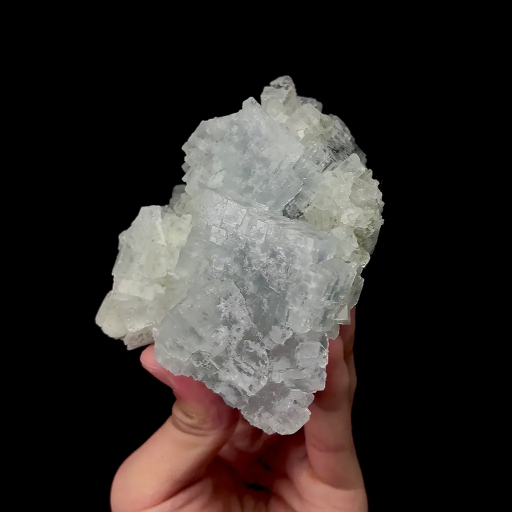 Natural Green Cubic Fluorite, Mineral Specimen:Xianghualing,Hunan (110*105*60MM) - image 2