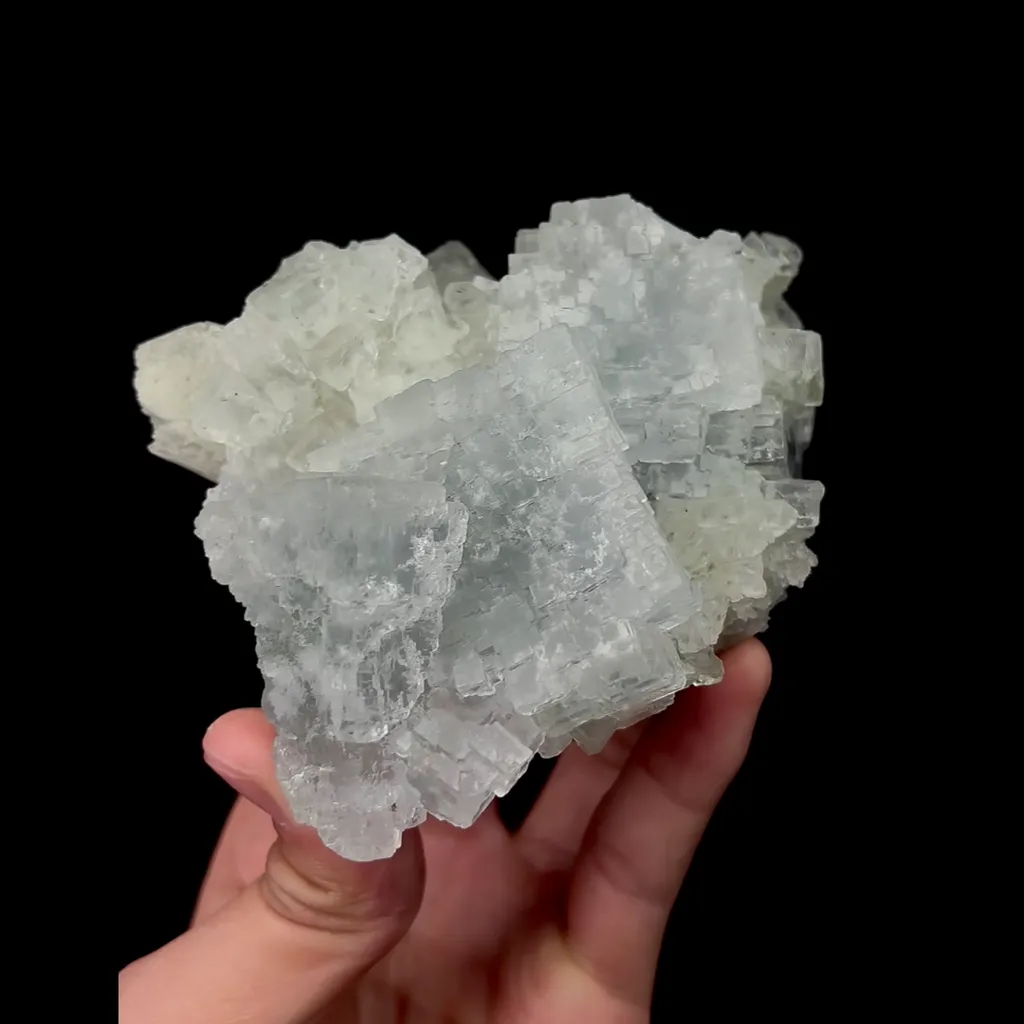 Natural Green Cubic Fluorite, Mineral Specimen:Xianghualing,Hunan (110*105*60MM) - image 4
