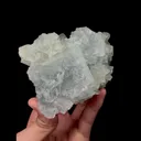 Natural Green Cubic Fluorite, Mineral Specimen:Xianghualing,Hunan (110*105*60MM) - image 4