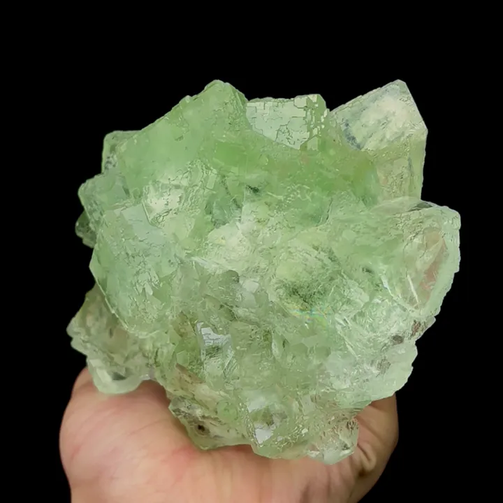 Natural Green Cubic Fluorite, Mineral Specimen:Xianghualing,Hunan (140*105*65MM) - image 2