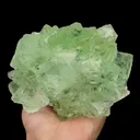 Natural Green Cubic Fluorite, Mineral Specimen:Xianghualing,Hunan (140*105*65MM) - image 1