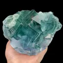 Natural Green Cubic Fluorite, Mineral Specimen:Xianghualing,Hunan (140*90*70MM) - image 1