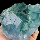 Natural Green Cubic Fluorite, Mineral Specimen:Xianghualing,Hunan (140*90*70MM) - image 2