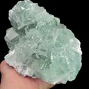 Natural Green Cubic Fluorite, Mineral Specimen:Xianghualing,Hunan (160*110*60MM) - image 2