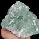 Natural Green Cubic Fluorite, Mineral Specimen:Xianghualing,Hunan (160*110*60MM) - image 3