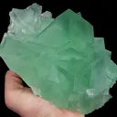 Natural Green Cubic Fluorite, Mineral Specimen:Xianghualing,Hunan (170*140*90MM) - image 3