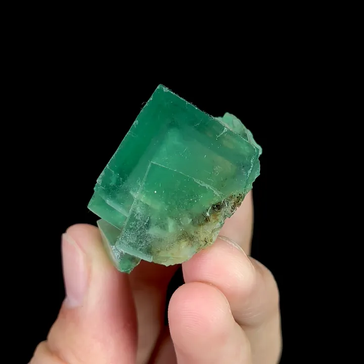 Natural Green Cubic Fluorite, Mineral Specimen:Xianghualing,Hunan (30*20*35MM) - image 4