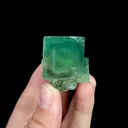 Natural Green Cubic Fluorite, Mineral Specimen:Xianghualing,Hunan (30*20*35MM) - image 1
