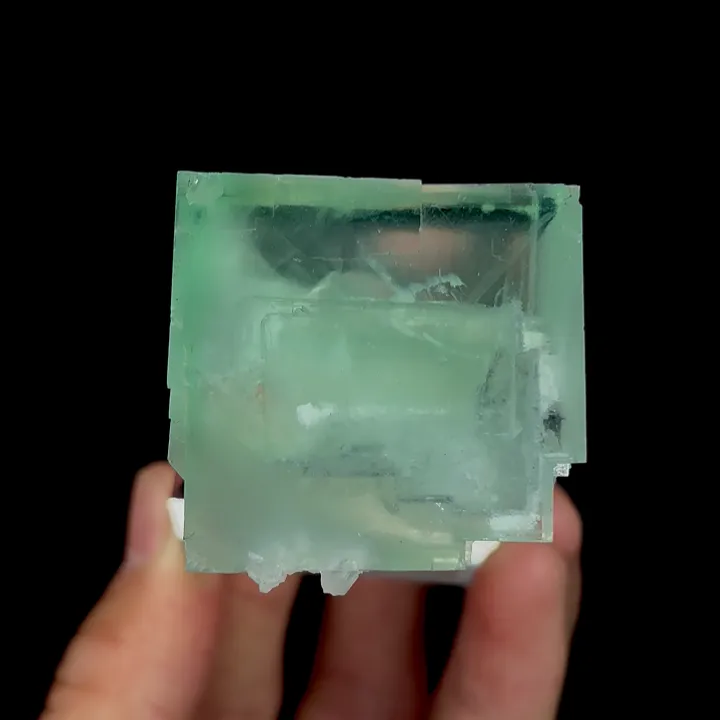 Natural Green Cubic Fluorite, Mineral Specimen:Xianghualing,Hunan (35*40*35MM) - image 4