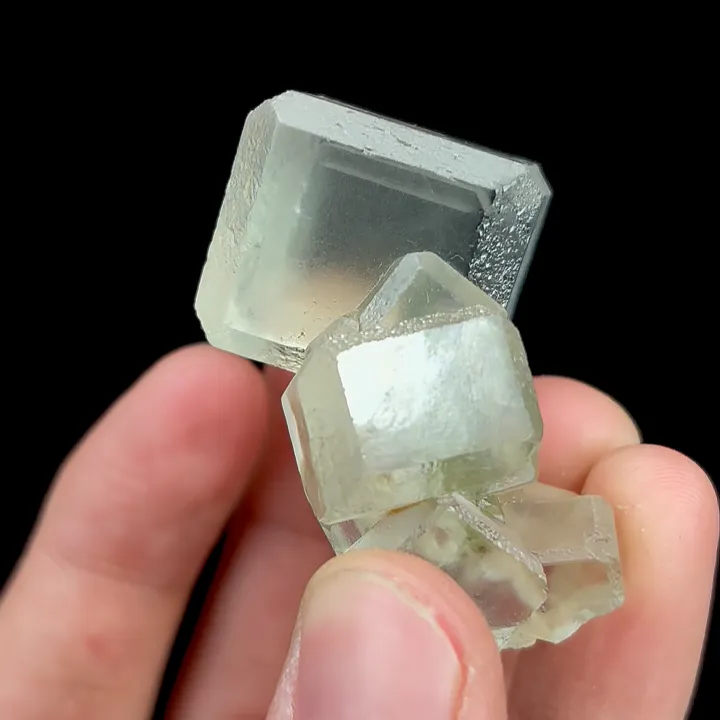 Natural Green Cubic Fluorite, Mineral Specimen:Xianghualing,Hunan (35*40*40MM) - image 3