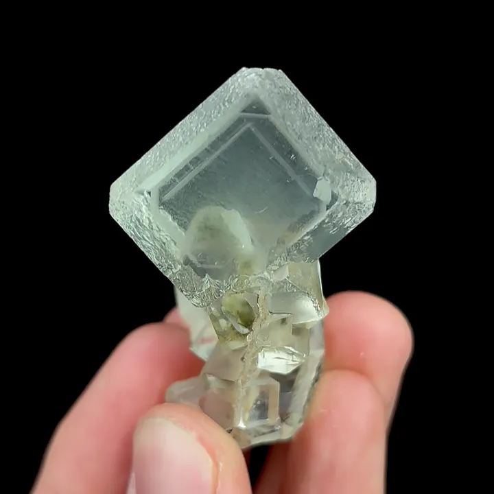 Natural Green Cubic Fluorite, Mineral Specimen:Xianghualing,Hunan (35*40*40MM) - image 5