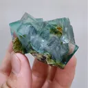Natural Green Cubic Fluorite, Mineral Specimen:Xianghualing,Hunan (45*55*30mm) - image 7