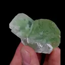 Natural Green Cubic Fluorite, Mineral Specimen:Xianghualing,Hunan (50*35*30MM) - image 3