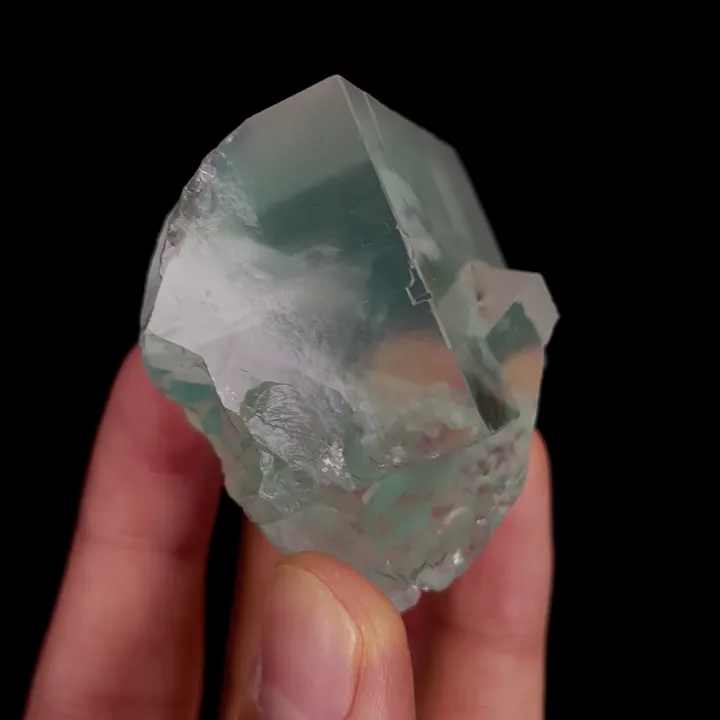 Natural Green Cubic Fluorite, Mineral Specimen:Xianghualing,Hunan (50*45*40MM) - image 4