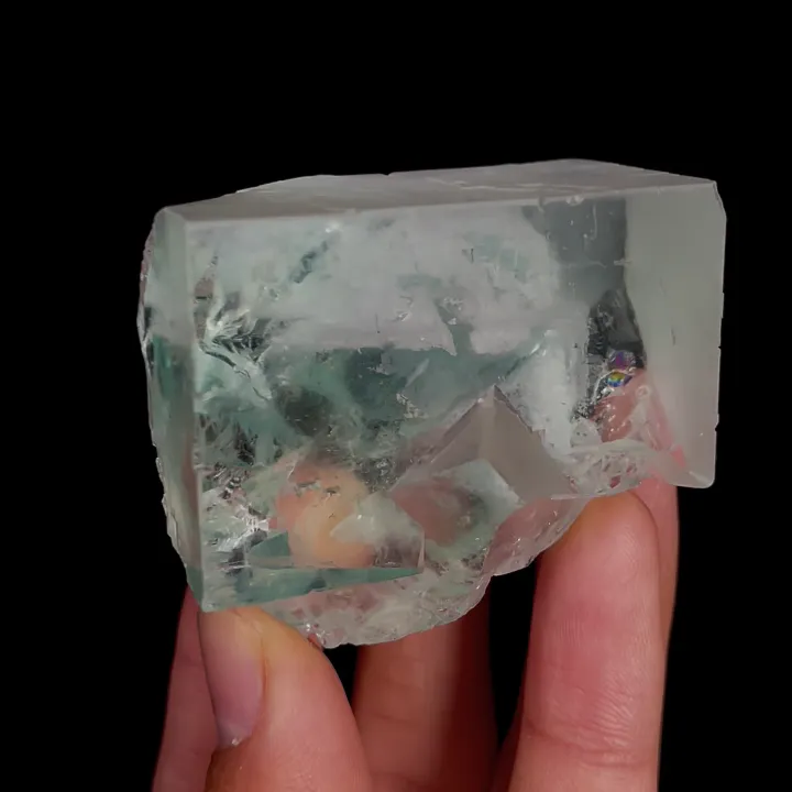 Natural Green Cubic Fluorite, Mineral Specimen:Xianghualing,Hunan (50*45*40MM) - image 3