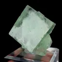 Natural Green Cubic Fluorite , Mineral Specimen:Xianghualing,Hunan (55*40*50MM) - image 2