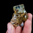 Natural Green Cubic Fluorite, Mineral Specimen:Xianghualing,Hunan (60*25*35MM) - image 3