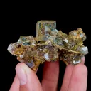 Natural Green Cubic Fluorite, Mineral Specimen:Xianghualing,Hunan (60*25*35MM) - image 5