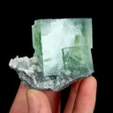 Natural Green Cubic Fluorite, Mineral Specimen:Xianghualing,Hunan (60*45*40MM) - image 2