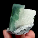Natural Green Cubic Fluorite, Mineral Specimen:Xianghualing,Hunan (60*45*40MM) - image 3
