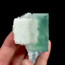 Natural Green Cubic Fluorite, Mineral Specimen:Xianghualing,Hunan (60*45*40MM) - image 4
