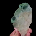 Natural Green Cubic Fluorite, Mineral Specimen:Xianghualing,Hunan (70*110*70MM) - image 3