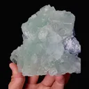 Natural Green Cubic Fluorite, Mineral Specimen:Xianghualing,Hunan (80*100*100MM) - image 3