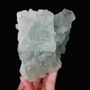 Natural Green Cubic Fluorite, Mineral Specimen:Xianghualing,Hunan (80*100*100MM) - image 5