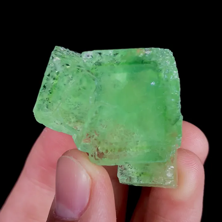 Natural Green Cubic Fluorite, Mineral Specimen:Yaogangxian,Hunan (30*30*20MM) - image 4