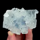 Natural Green Cubic Fluorite, Mineral Specimen:Zhejiang,China (70*50*20MM) - image 1