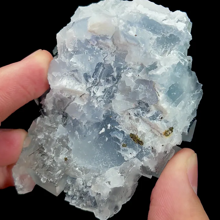 Natural Green Cubic Fluorite, Mineral Specimen:Zhejiang,China (70*50*20MM) - image 3