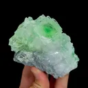 Natural Green Cubic Fluorite, Mineral Specimen:Zhejiang,China (90*70*50MM) - image 2