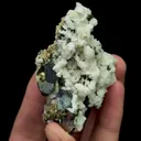 Natural Green Cubic Fluorite with Arsenopyrite and Dolomite, Mineral Specimen:Yaogangxian,Hunan (65*40*35MM) - image 6