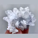 Natural Green Cubic Fluorite with Quartz and Calcite, Mineral Specimen: Yaogangxian,Hunan (75*50*45MM) - image 4