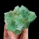 Natural Green Cubic Fluorite,Mineral Specimen:Xianghualing,Hunan (55*75*35MM) - image 3