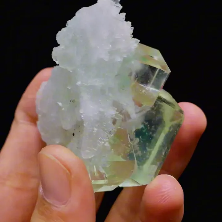Natural Green Cubic Fluorite,Mineral Specimen:Zhejiang,China (55*60*45MM) - image 8