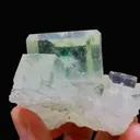 Natural Green Cubic Fluorite,Mineral Specimen:Zhejiang,China (55*60*45MM) - image 4