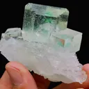 Natural Green Cubic Fluorite,Mineral Specimen:Zhejiang,China (55*60*45MM) - image 6