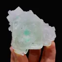 Natural Green Cubic Fluorite,Mineral Specimen:Zhejiang,China (55*60*45MM) - image 1
