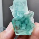 Natural Green Cubic Phantom Fluorite comes from Yaogangxian,Hunan 30*50*30MM - image 4
