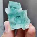 Natural Green Cubic Phantom Fluorite comes from Yaogangxian,Hunan 30*50*30MM - image 5